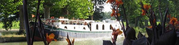 Superb luxury barge cruise of the Canal du Midi, South of France, private owners