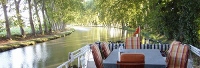 Luxury cruise on Canal du Midi - outside dining