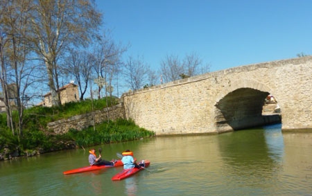 Canoeing and kayaking hire on Canal du Midi